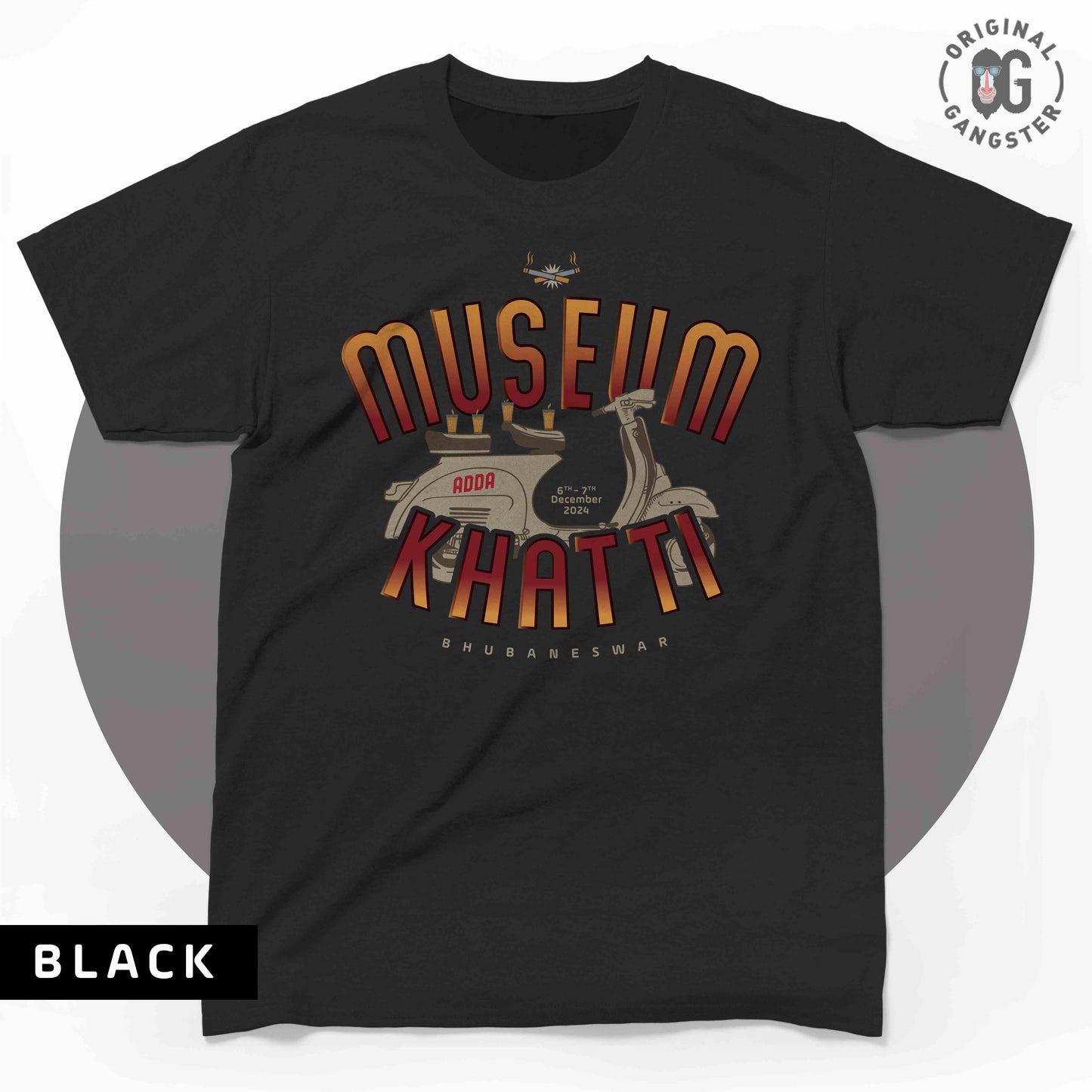 Museum Khatti Black T-shirt